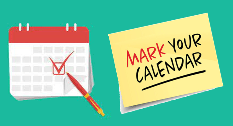 mark calendar